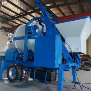 Concrete mixer pump