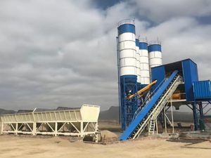 HZS90 Concrete batching plant