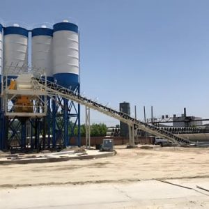 HZS90 Concrete batching Plant