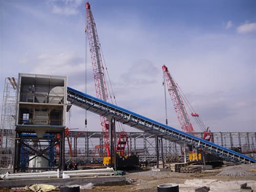 concrete plant installation