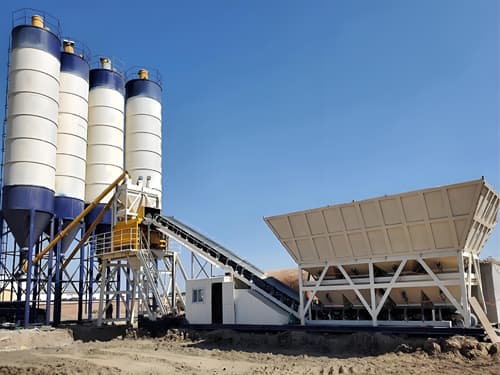 without foundation concrete plant