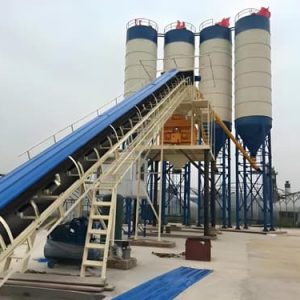HZS120 Concrete batching plant