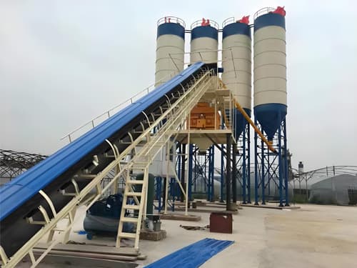 HZS120 Concrete batching plant