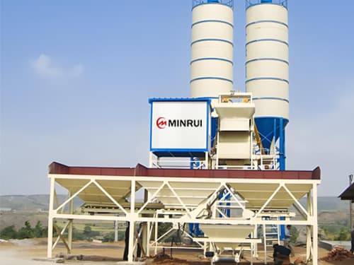 HZS35 Concrete batching plant