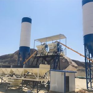 HZS50 Concrete batching plant