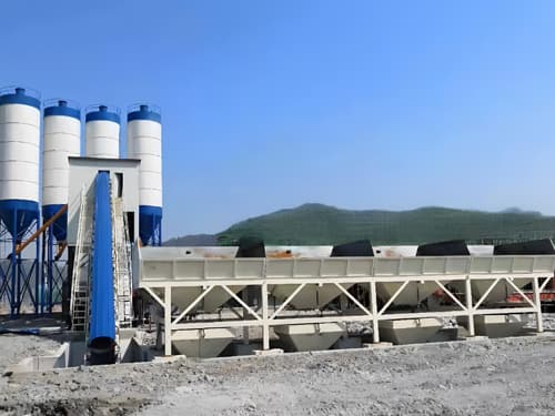 Minrui HZS180 Concrete batching plant