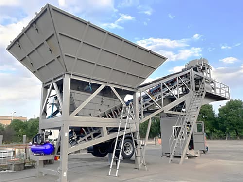 YHZS60 Mobile Concrete Batching Plant