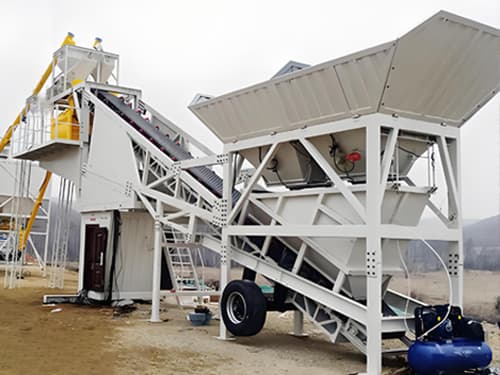 YHZS90 Mobile Concrete Batching Plant
