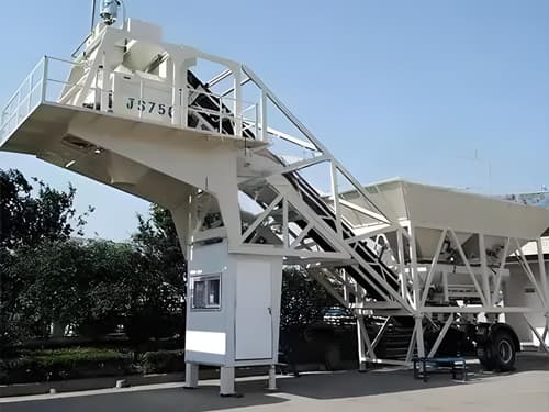 YHZS35 Mobile Concrete Batching Plant