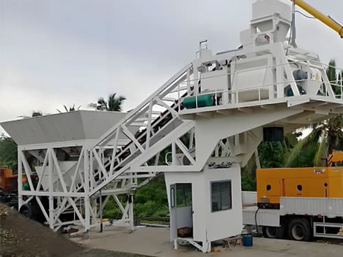 YHZS75 Mobile Concrete Batching Plant